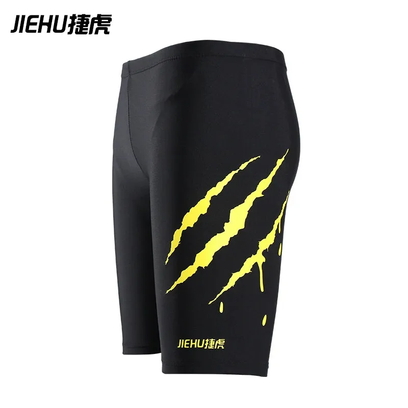 Swimming Trunks Men's Swimming Trunks Boxer Shorts Anti-Embarrassment Plus Size Boys Quick Dry Training Swimming Equipment Men Swimsuit