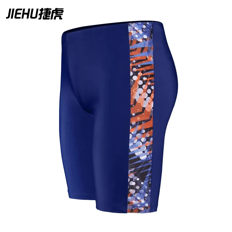 Swimming Trunks Men's Swimming Trunks Boxer Shorts Anti-Embarrassment Plus Size Boys Quick Dry Training Swimming Equipment Men Swimsuit