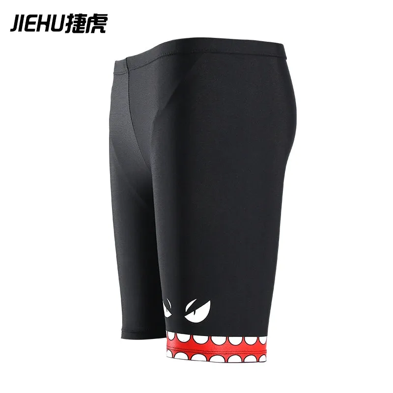 Swimming Trunks Men's Swimming Trunks Boxer Shorts Anti-Embarrassment Plus Size Boys Quick Dry Training Swimming Equipment Men Swimsuit