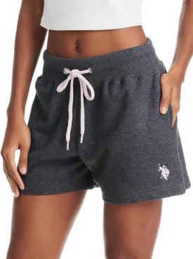 U.S. Polo Assn. Womens Sweat Shorts with Pockets - French Terry Pajama Lounge Shorts for Women