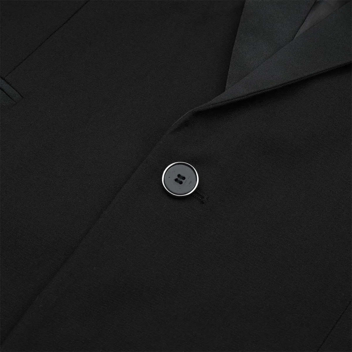 YFFUSHI Men's 2 Piece Suit Shawl Lapel Tuxedo One Button Solid Slim Fit Blazer Jacket Pants